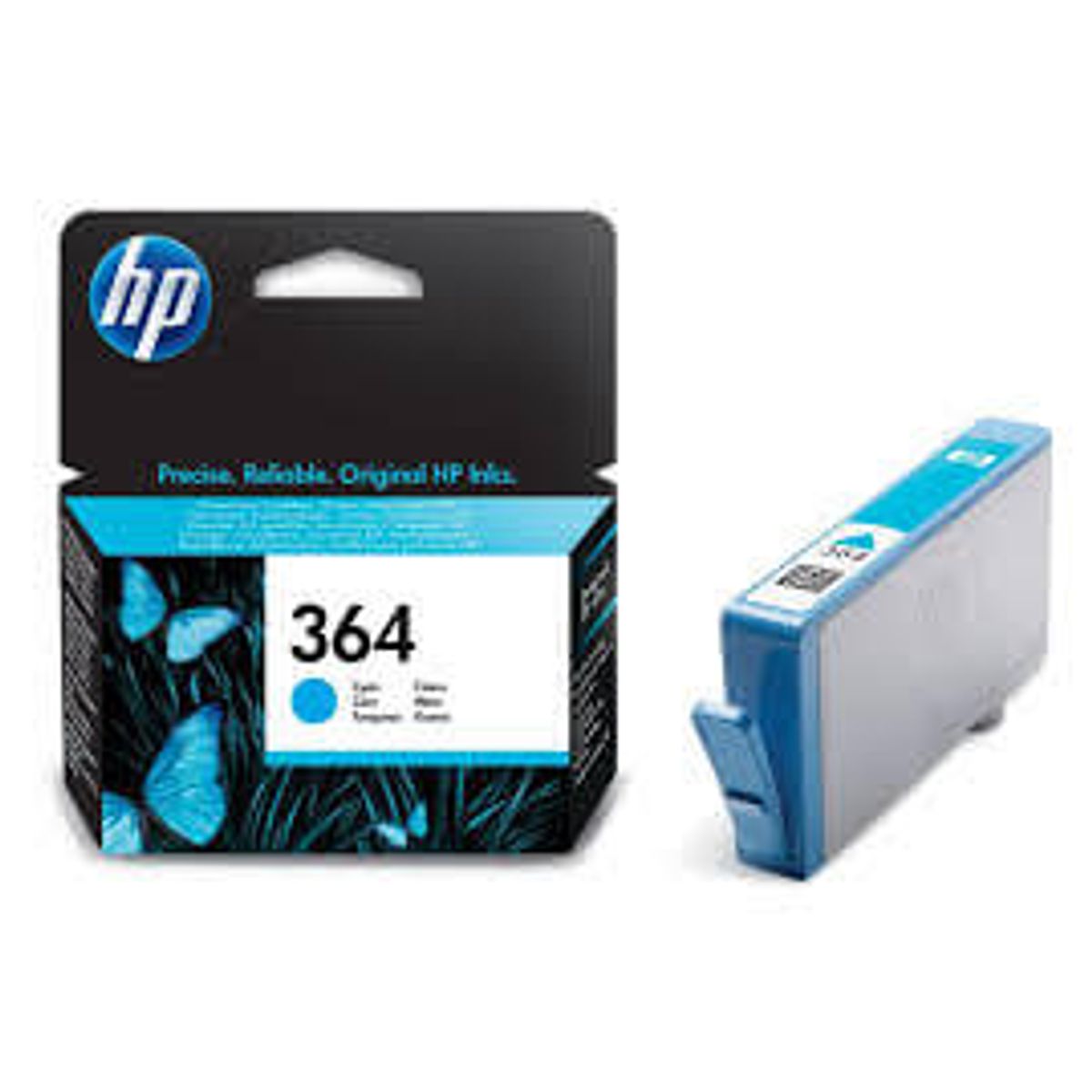 HP 364 C (CB318EE) Cyan blækpatron, Original