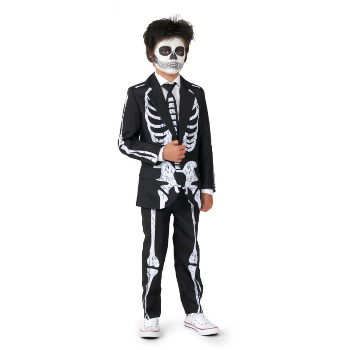 Suitmeister Boys Skeleton Grunge Black S