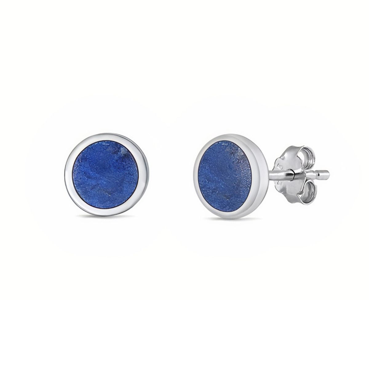 Ørestikker med Lapis Lazuli - 5mm - pr par