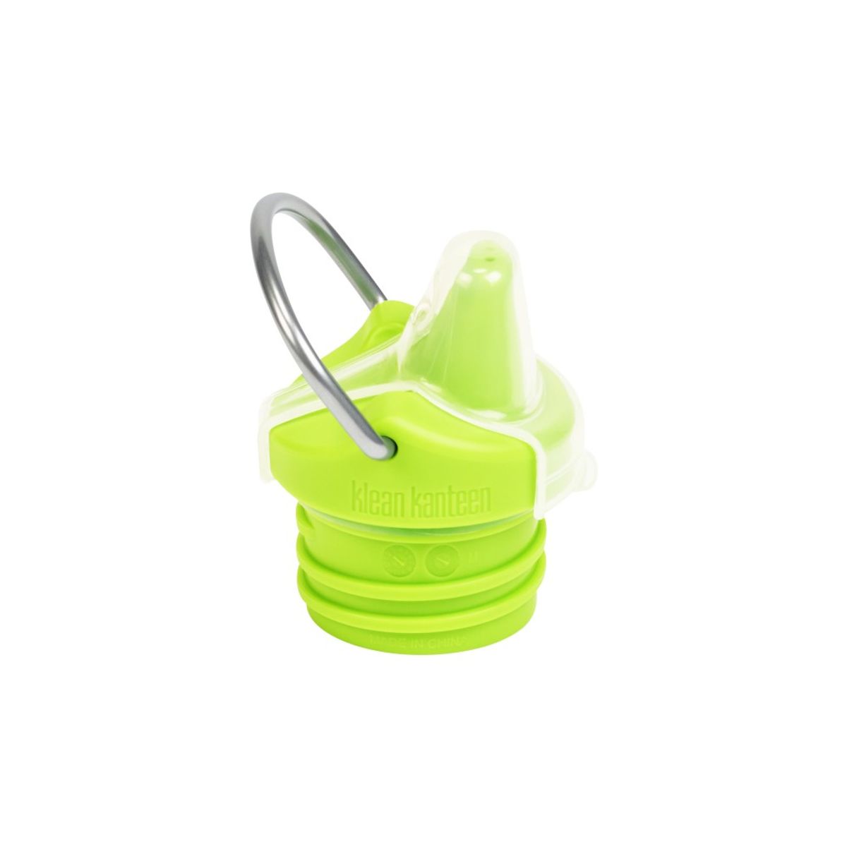 Sippy Cap til Klean Kanteen drikkedunke - Bright Green