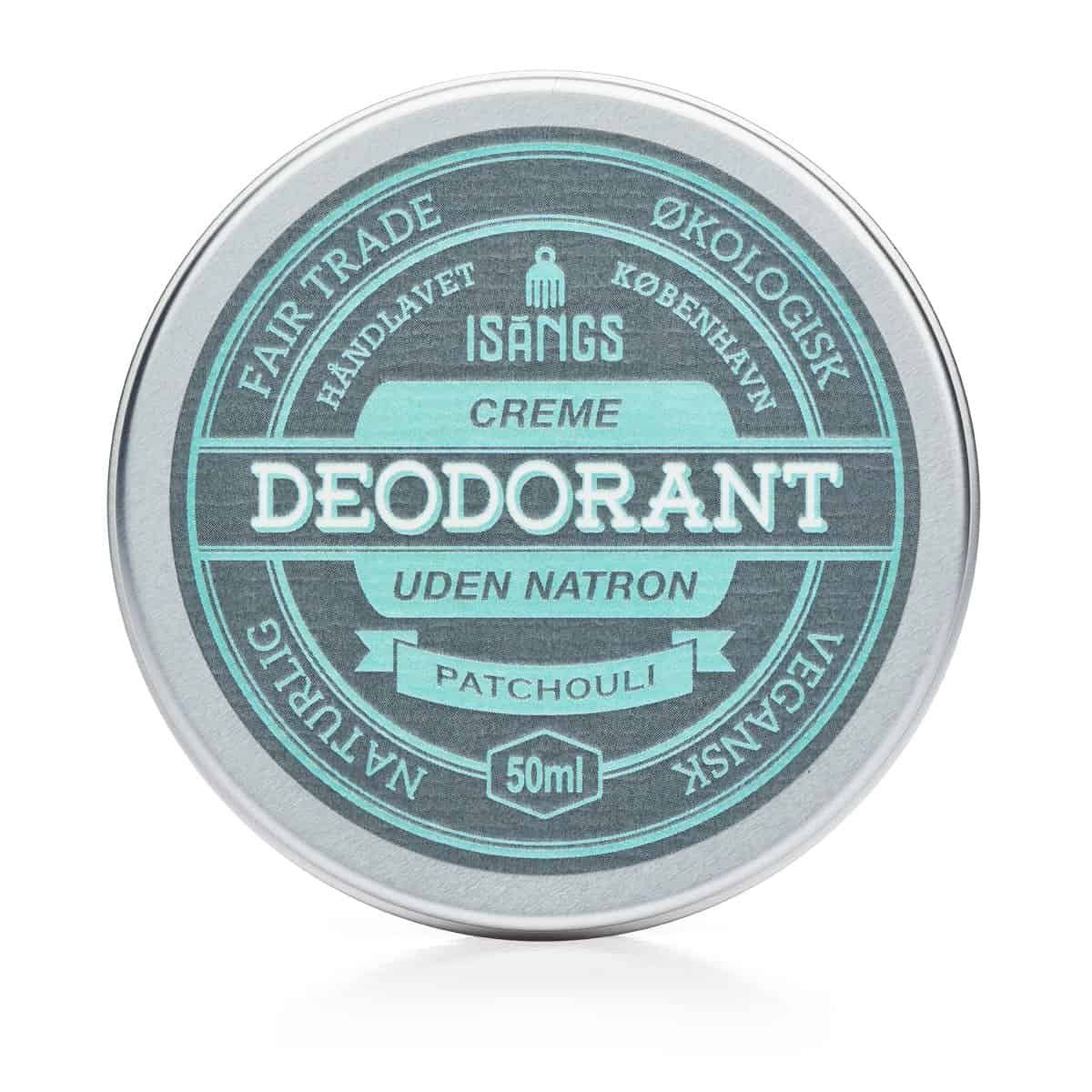 Creme deodorant uden natron - Patchouli - 50 ml