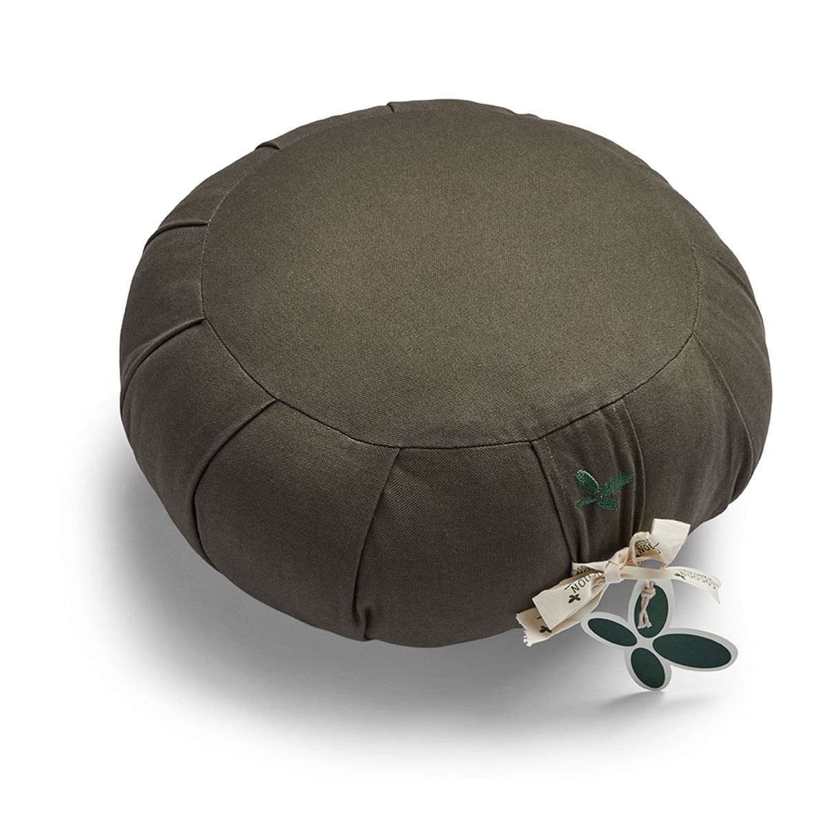 Kapok Zafu yogapude - meditationspude - Deep Olive