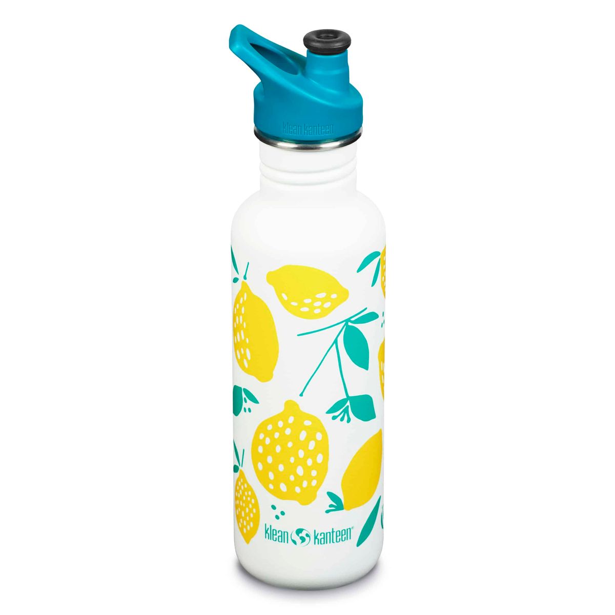 Klean Kanteen drikkedunk i rustfrit stål - Lemons - 800 ml.