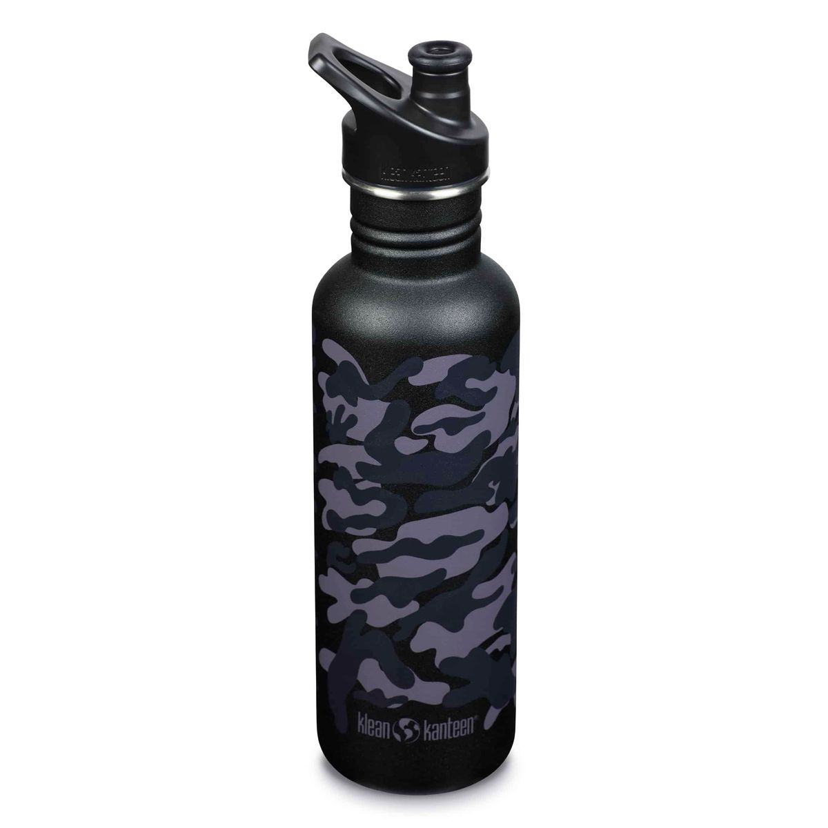 Klean Kanteen drikkedunk i rustfrit stål - Black Camo - 800 ml