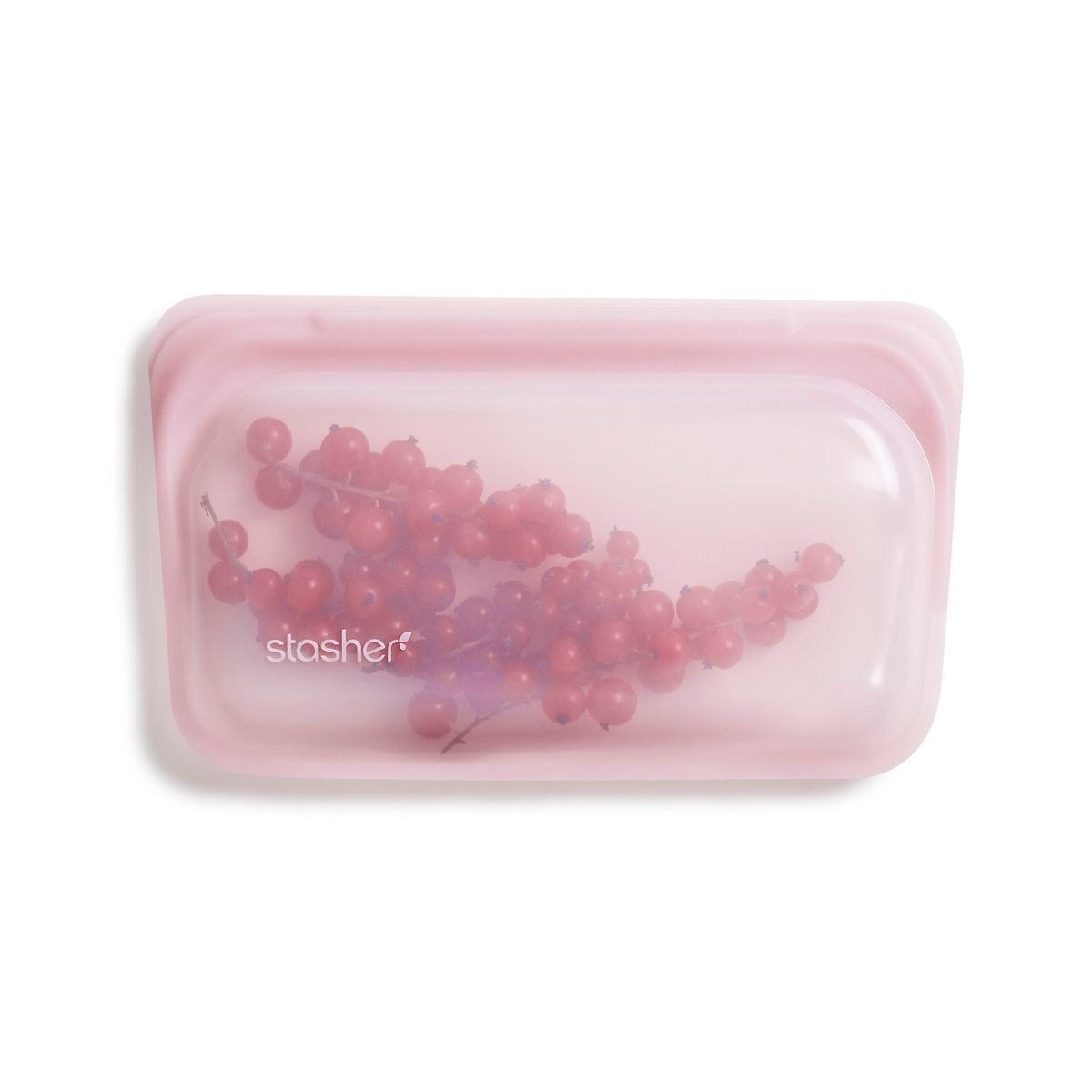 Stasher Bag silikone pose - Snack - Rose Quartz