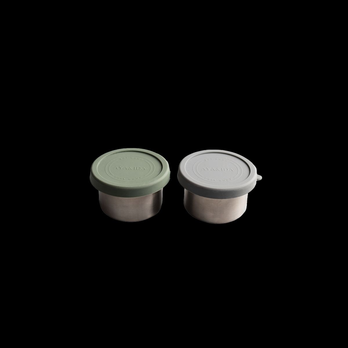 Snack Container - 100 ml - Dark Grey/Tropical Green