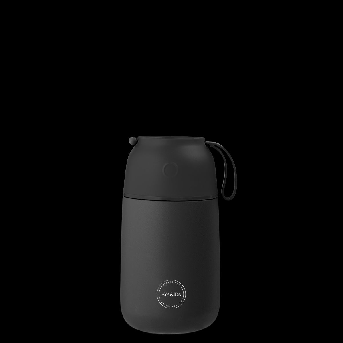 Food'ie - termo madkasse - Matte Black - 700 ml