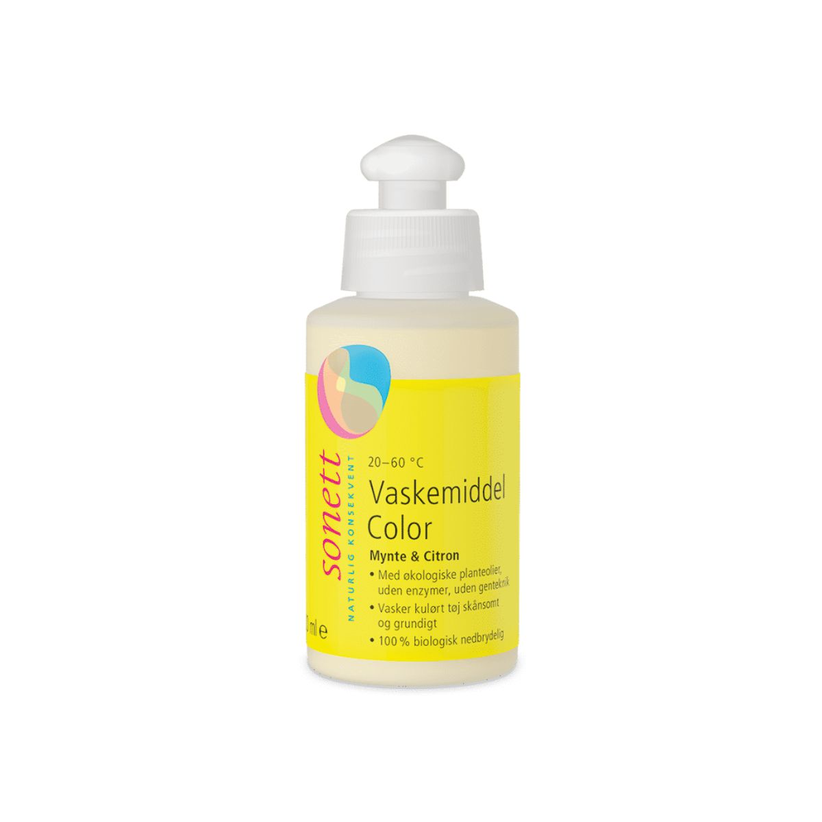 Vaskemiddel - Color - Mynte & Citron - 120 ml