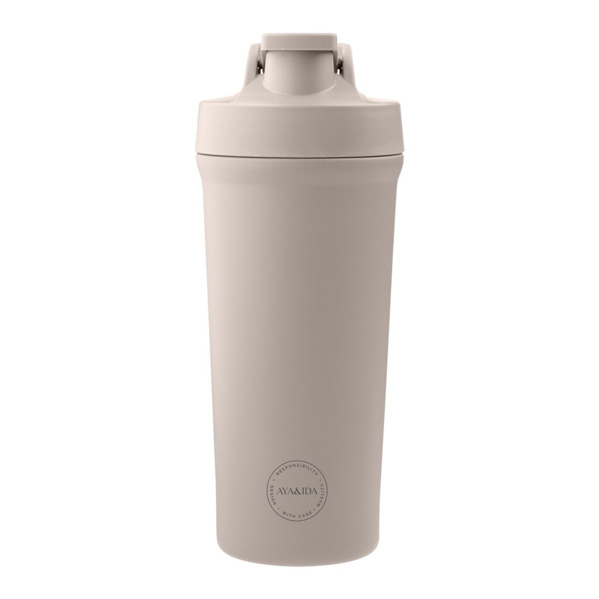 Shaker Bottle i rustfrit stål - 750 ml. - Cream Beige