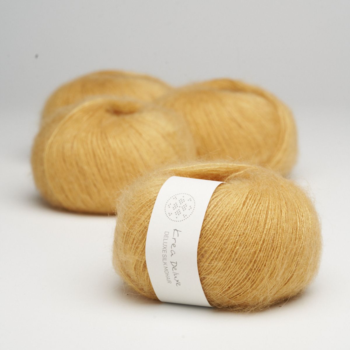 Deluxe Silk Mohair - Mørkegul 06