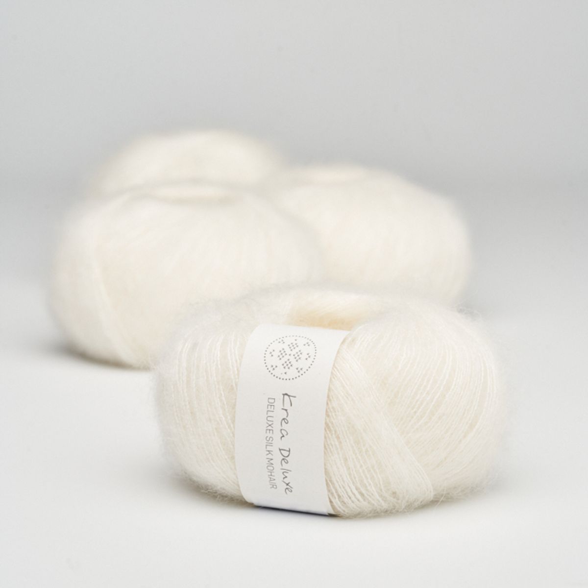 Deluxe Silk Mohair - Naturhvid 01