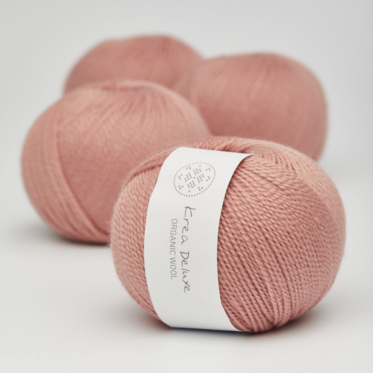 Økologisk merino uldgarn 50g - Varm Rosa 10