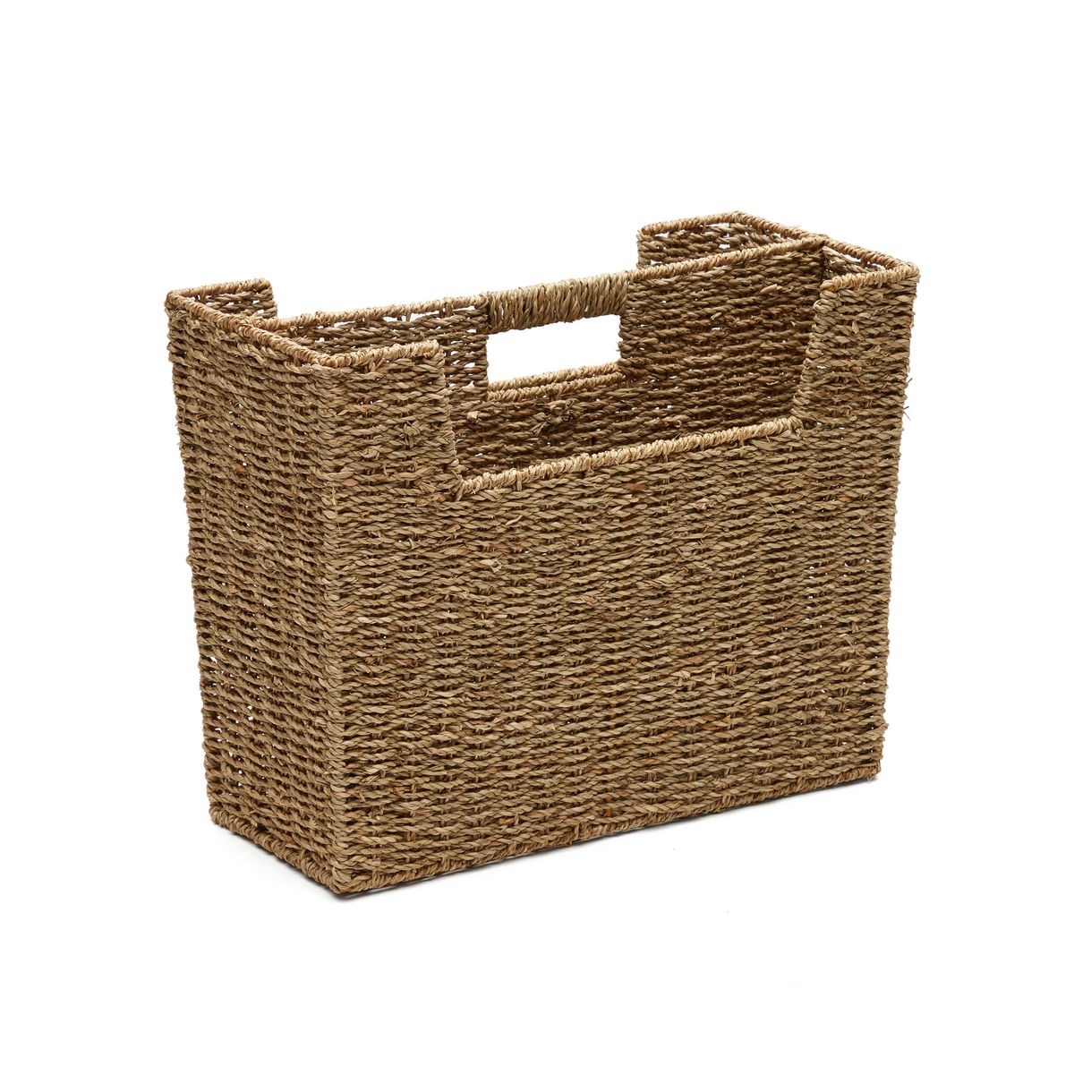 KAVE HOME Guixols magasinholder, m. hank - natur polyrattan/rattan