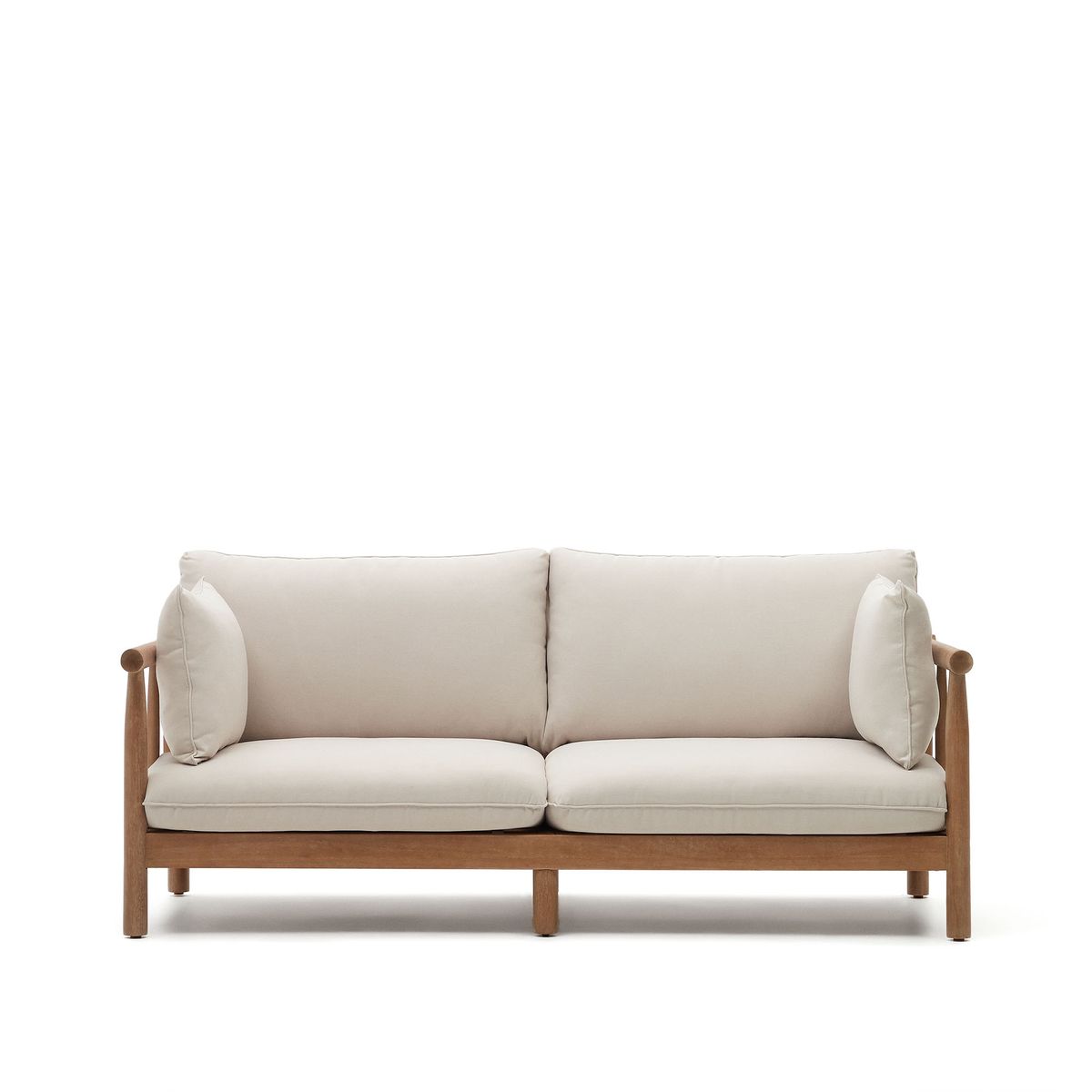 KAVE HOME Sacova udendørs 2 pers. sofa - eukalyptustræ (195cm)