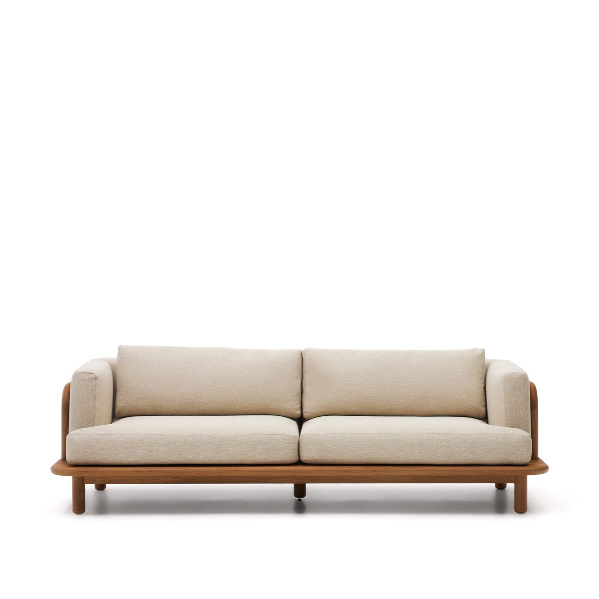 KAVE HOME Turqueta 3 pers. sofa - natur teaktræ (230cm)