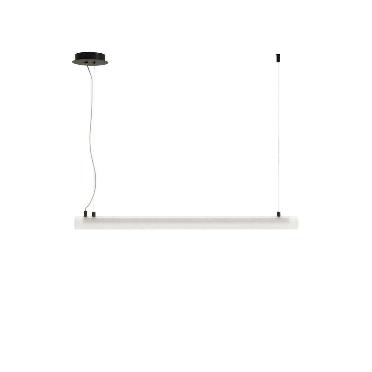 KAVE HOME Vauxall loftlampe - metal og frostet glas