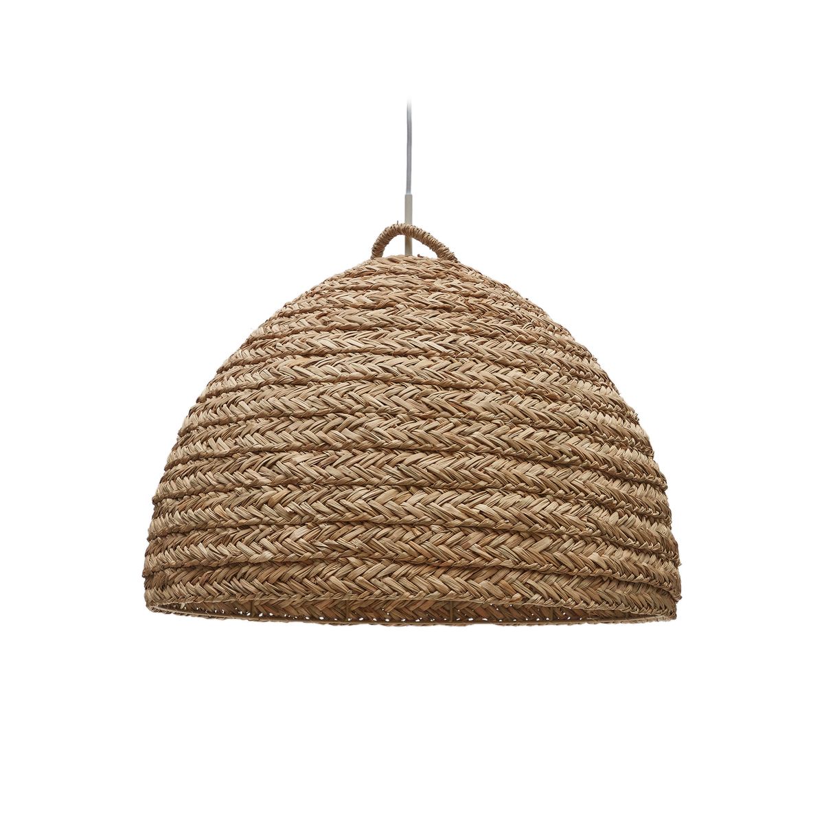 KAVE HOME Fonteta loftlampe, rund - natur polyrattan/rattan (Ø60)