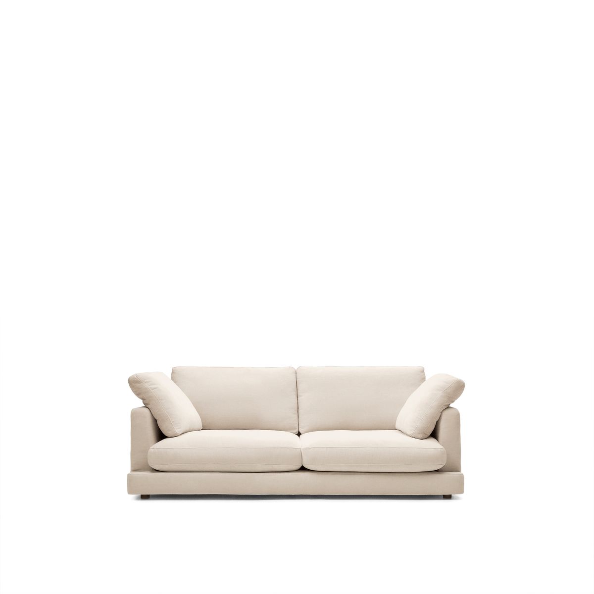 KAVE HOME Gala 3 pers. sofa - beige stof (210cm)