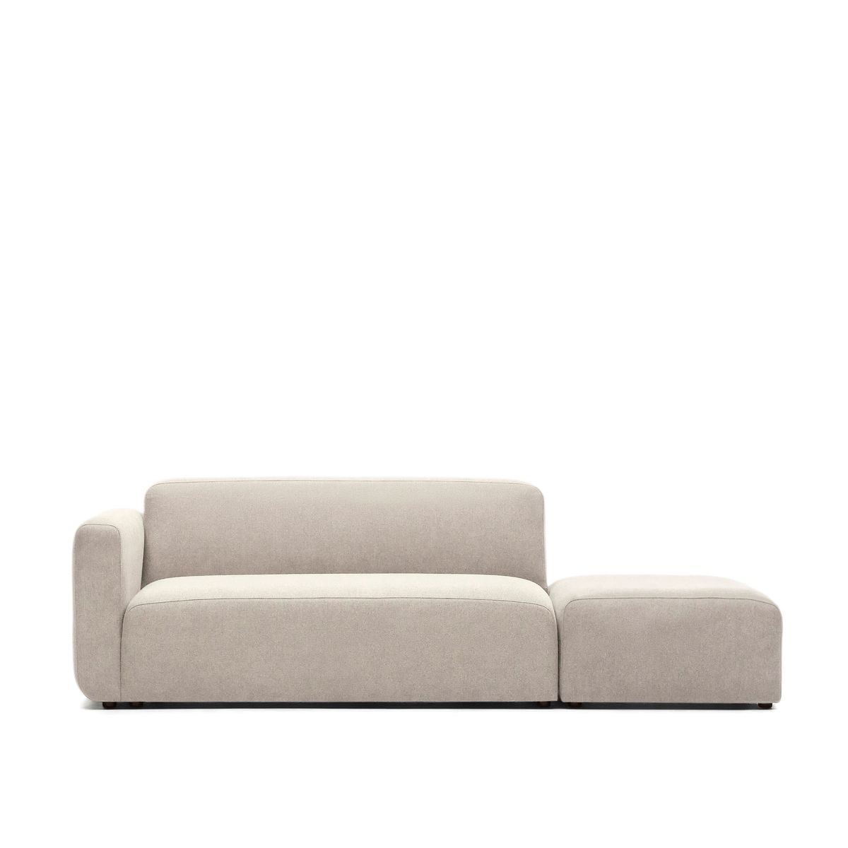 KAVE HOME Neom 2 pers. modulsofa med rygmodul - beige stof (244cm)