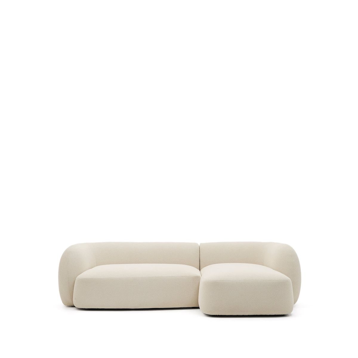 LAFORMA Modular Martina 3. pers. sofa, m. højre chaiselong - creme chenille (B:287cm)