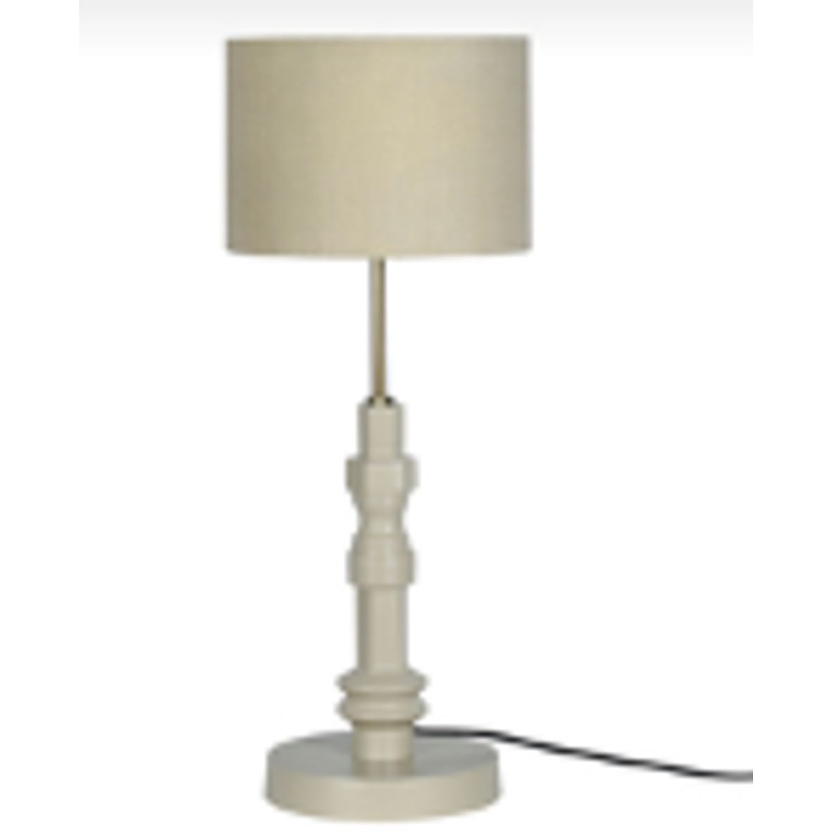 ZUIVER Totem bordlampe - beige aluminium