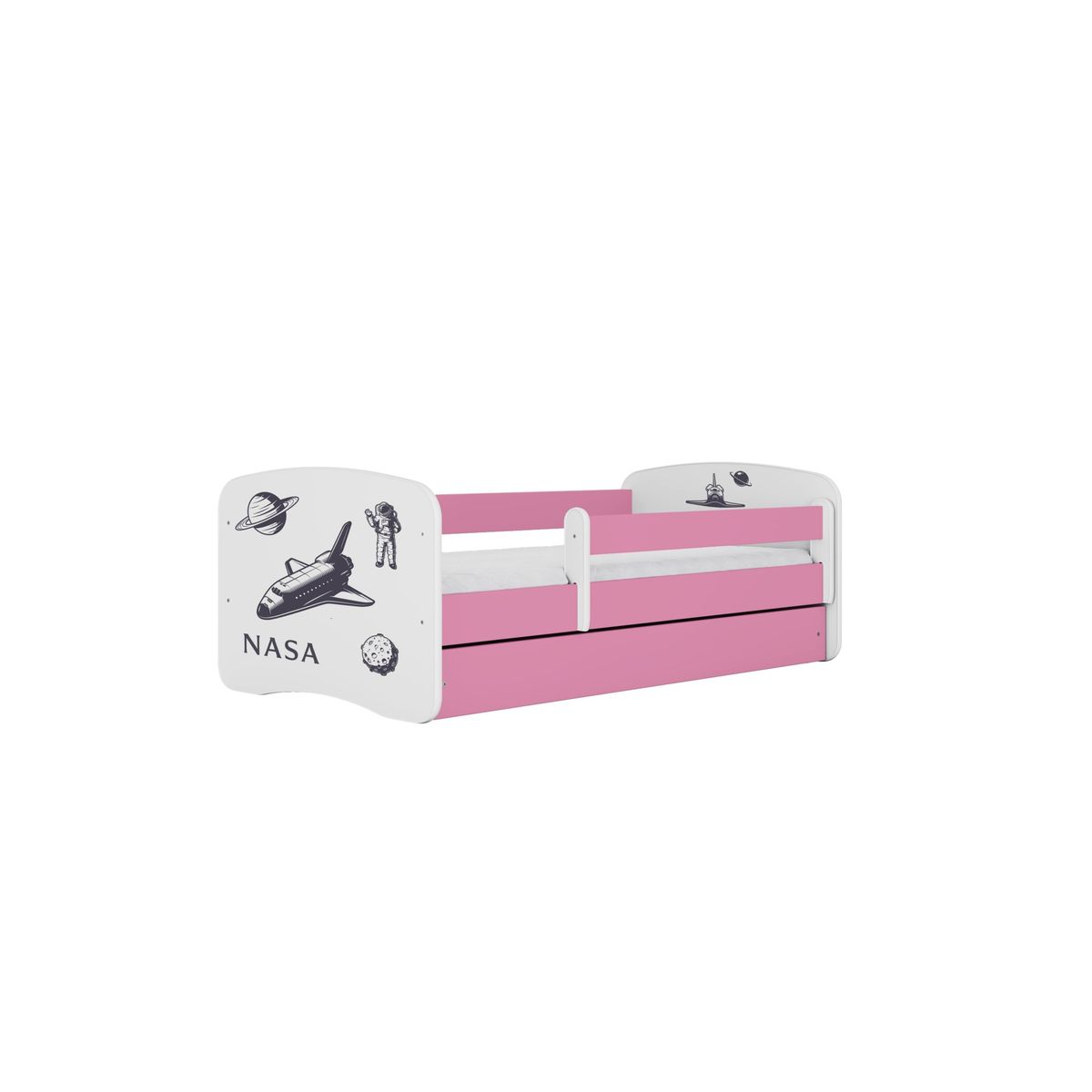 KOCOT KIDS Seng babydreams pink nasa uden skuffe med madras 160/80