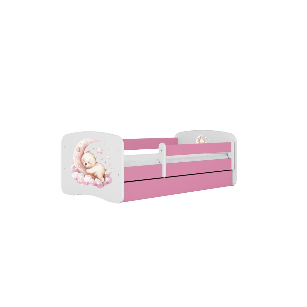 KOCOT KIDS Seng babydreams pink dream uden skuffe med madras 160/80