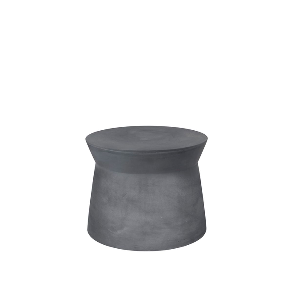 BROSTE COPENHAGEN Fiber udendørs sidebord, rund - charcoal fibercement (Ø50)