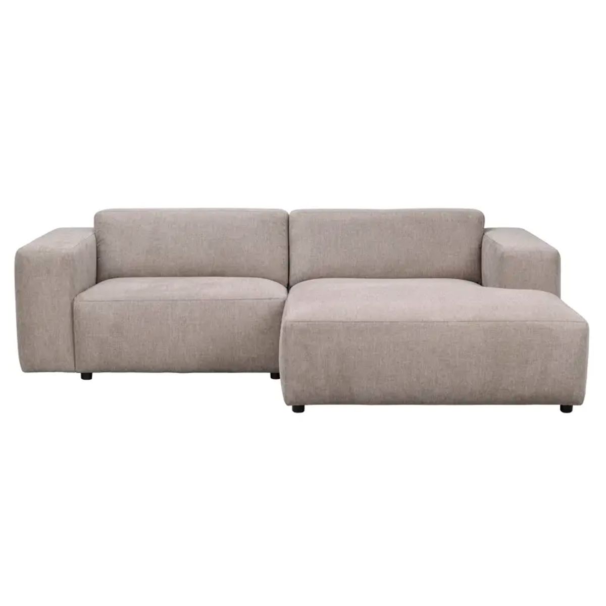 ROWICO Willard 3 pers. modul sofa, m. højre chaiselong - beige stof