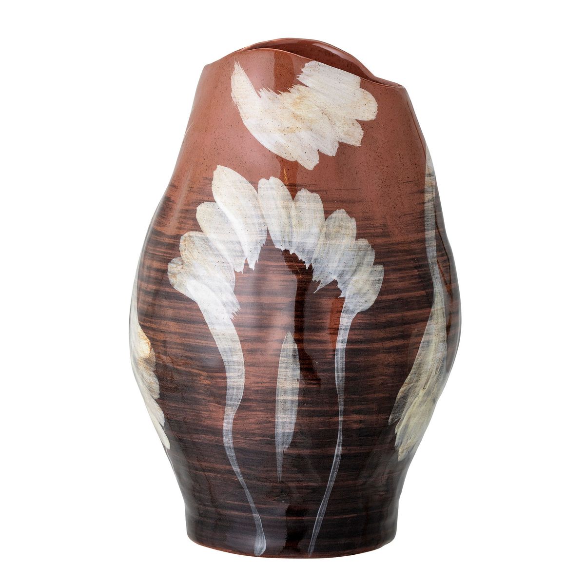 BLOOMINGVILLE Obsa Vase, Brun, Stentøj