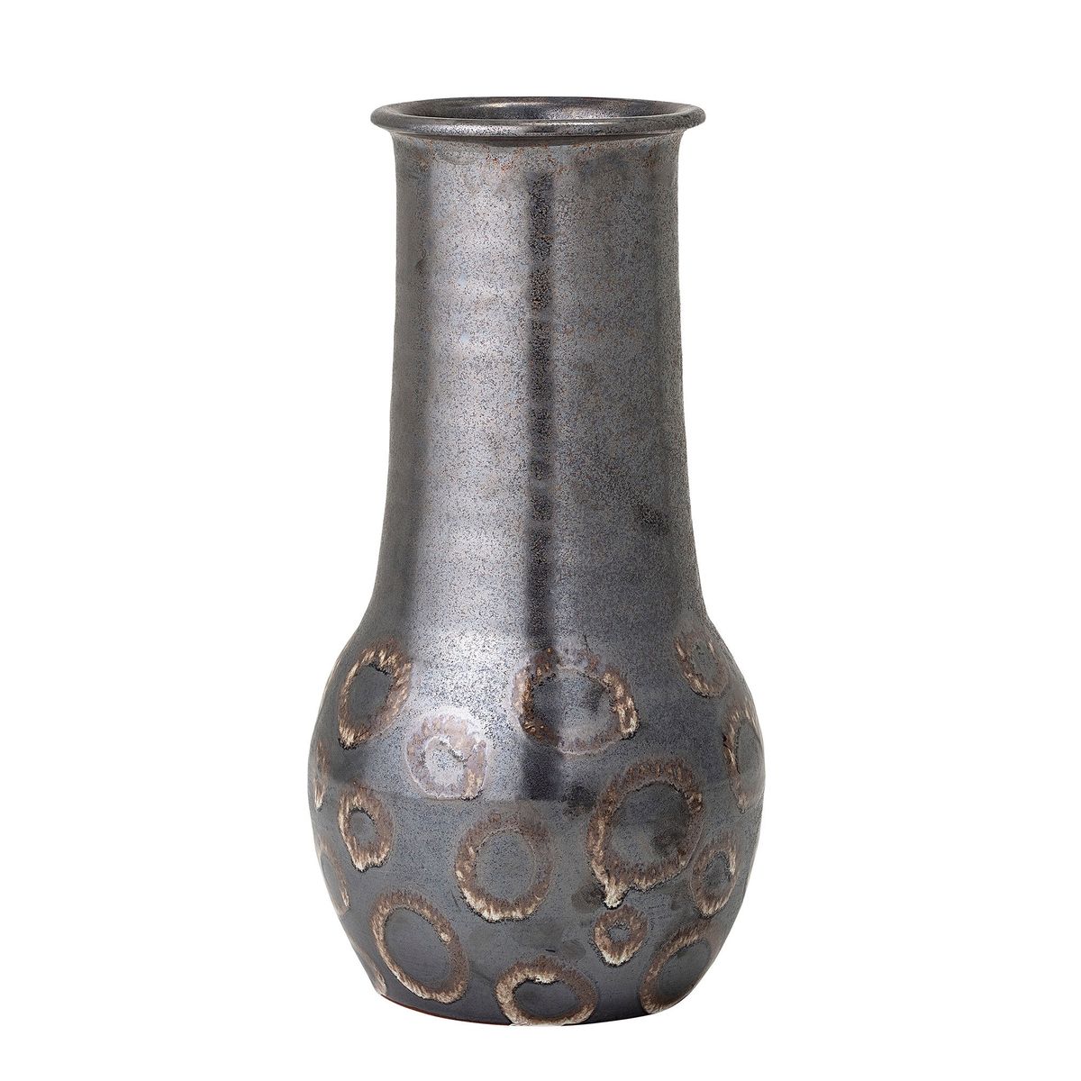 BLOOMINGVILLE Gorm Deko Vase, Sort, Terrakotta