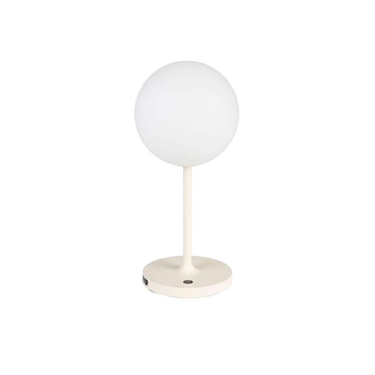 WHITE LABEL LIVING Hub bordlampe - polypropylen og beige