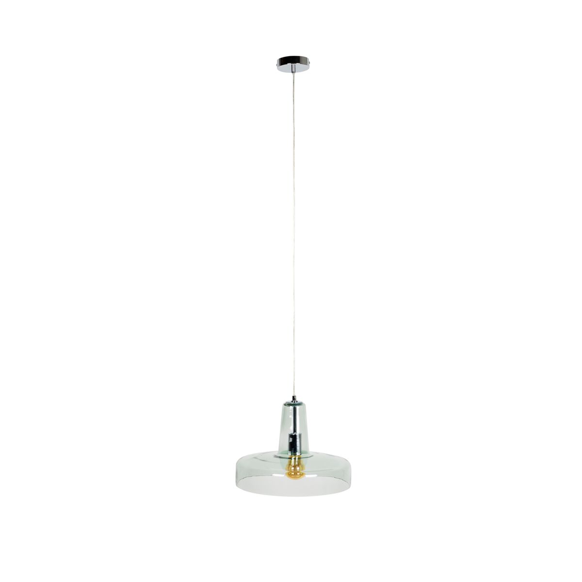 WHITE LABEL LIVING Anshin Medium Grøn loftlampe - grøn glas