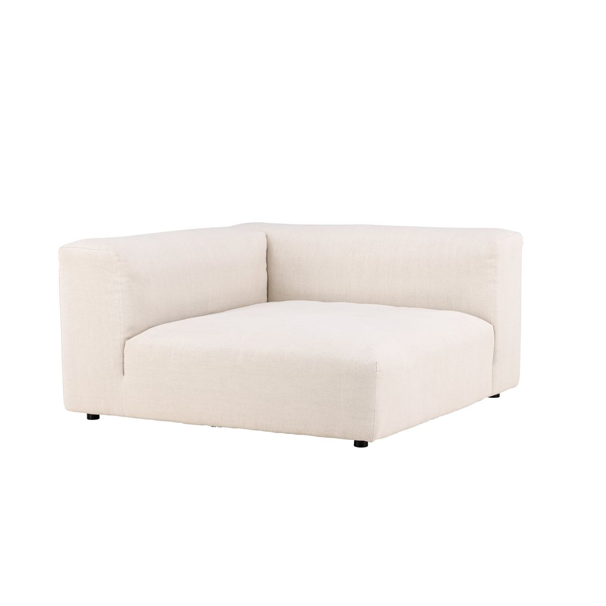 VIND COLLECTION Mavi modul sofa hjørne - beige polyester og træ