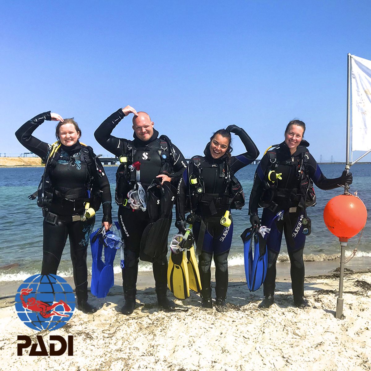 PADI Open Water Dykkerkursus (3 dags)