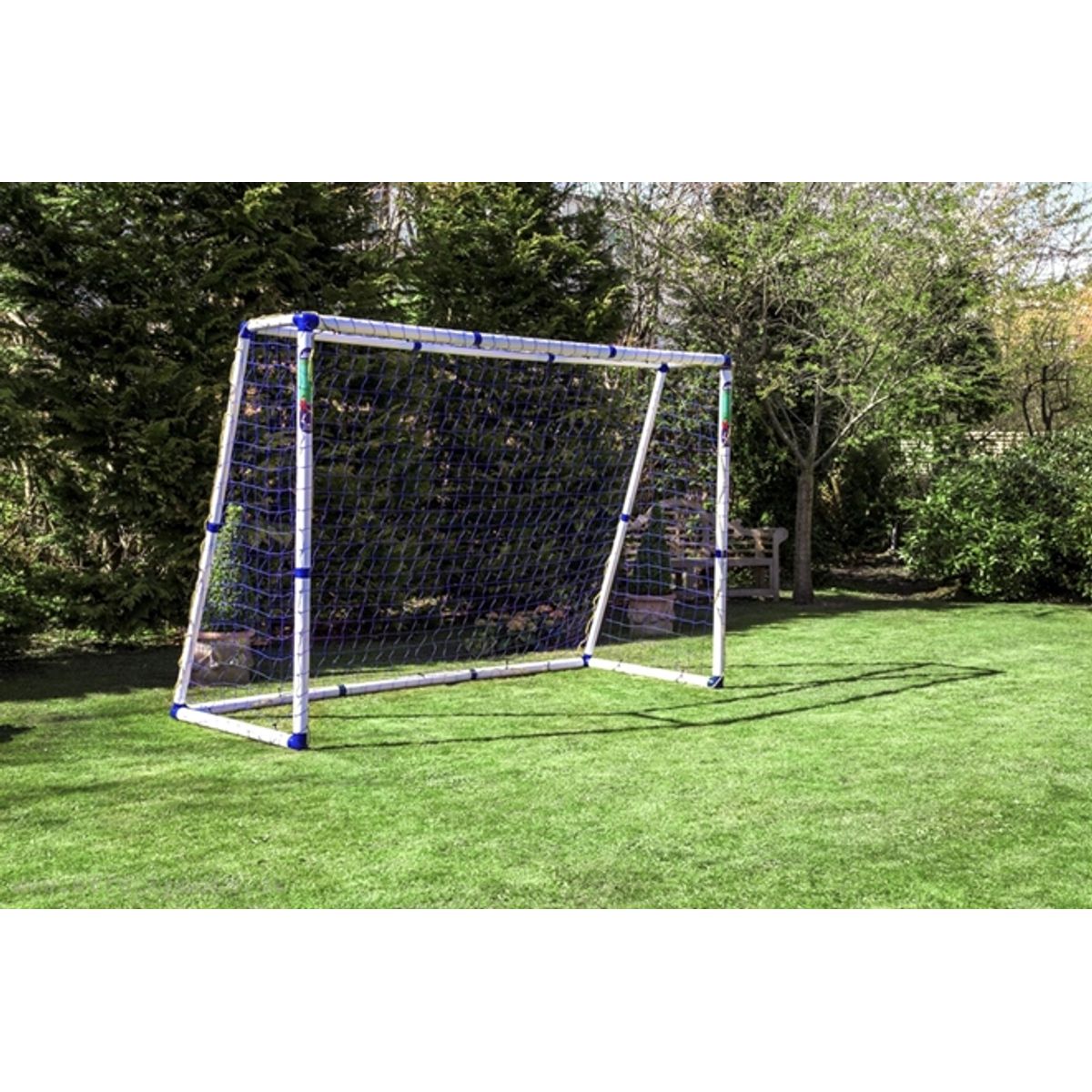 Fodboldmål TARGET SPORT PRO 6 - FRI FRAGT - 300 cm x 200 cm m/net - STÆRKT OG VEJRBESTANDIGT!