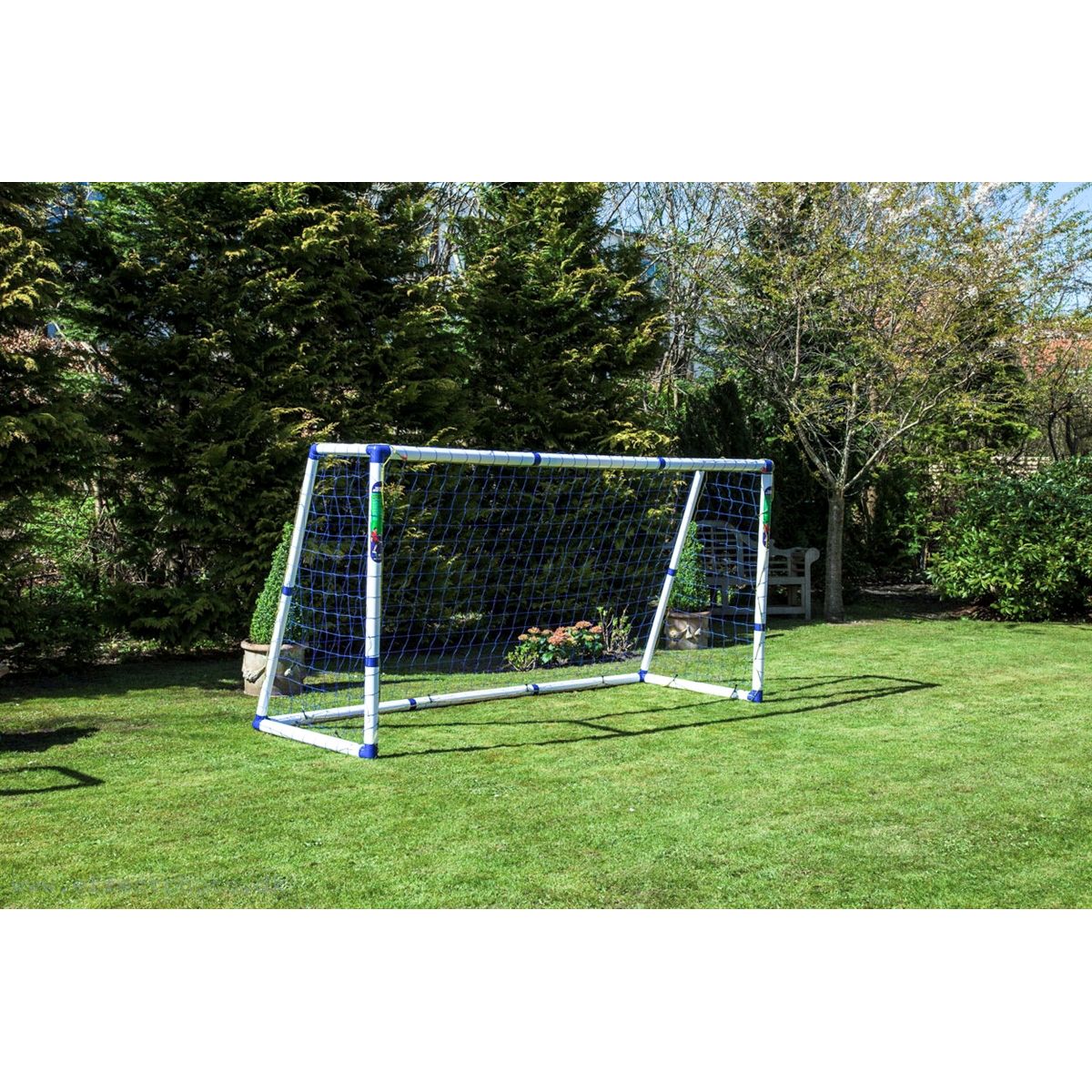 Fodboldmål TARGET SPORT PRO 4 - FRI FRAGT - 300 cm x 150 cm m/net - STÆRKT OG VEJRBESTANDIGT!