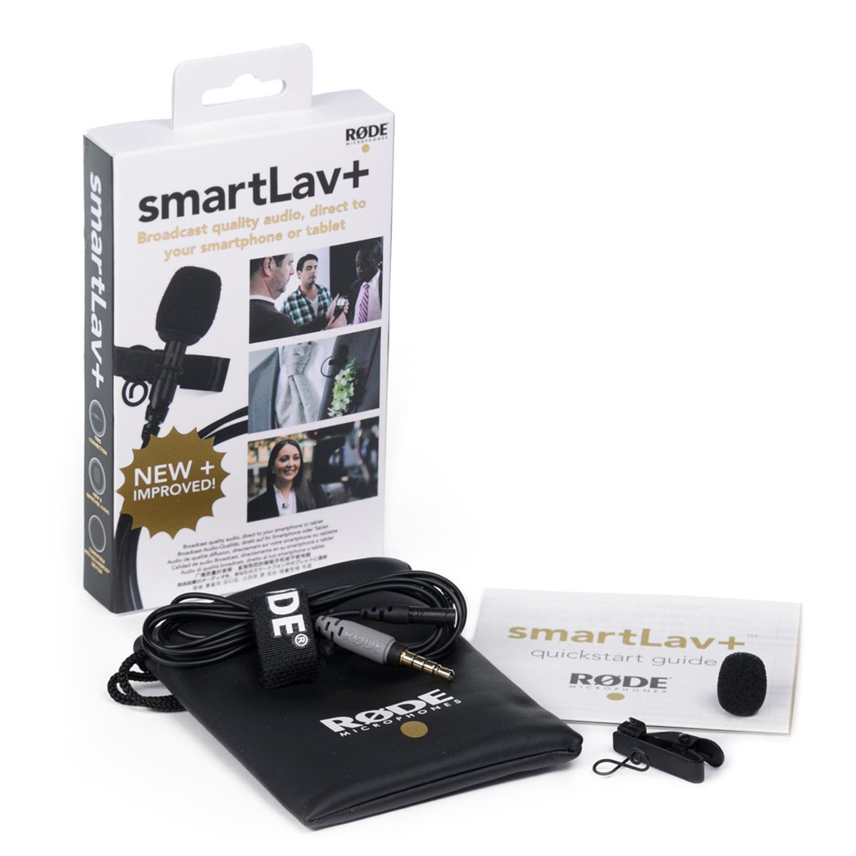 RØDE SmartLav+ Lavalier mikrofon med clips og 3,5mm TRRS stik