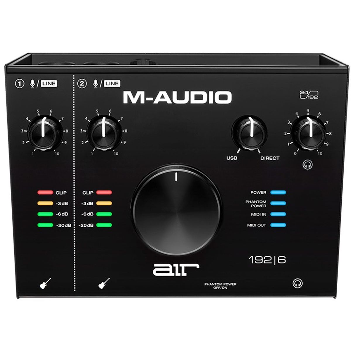 M-Audio AIR 192 6 2-In/2-Out 24/192 USB Lydkort og MIDI Interface