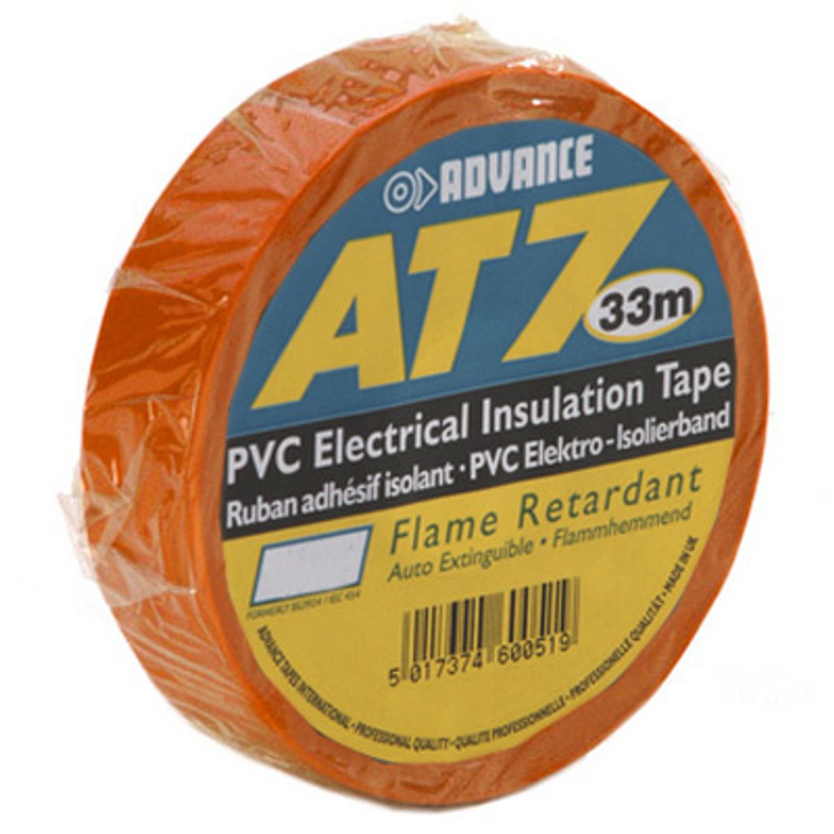 Advance AT7 PVC-tape 19mm x 33m Orange