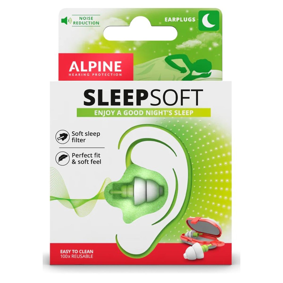 Alpine SleepSoft Minigrip - Sove Ørepropper