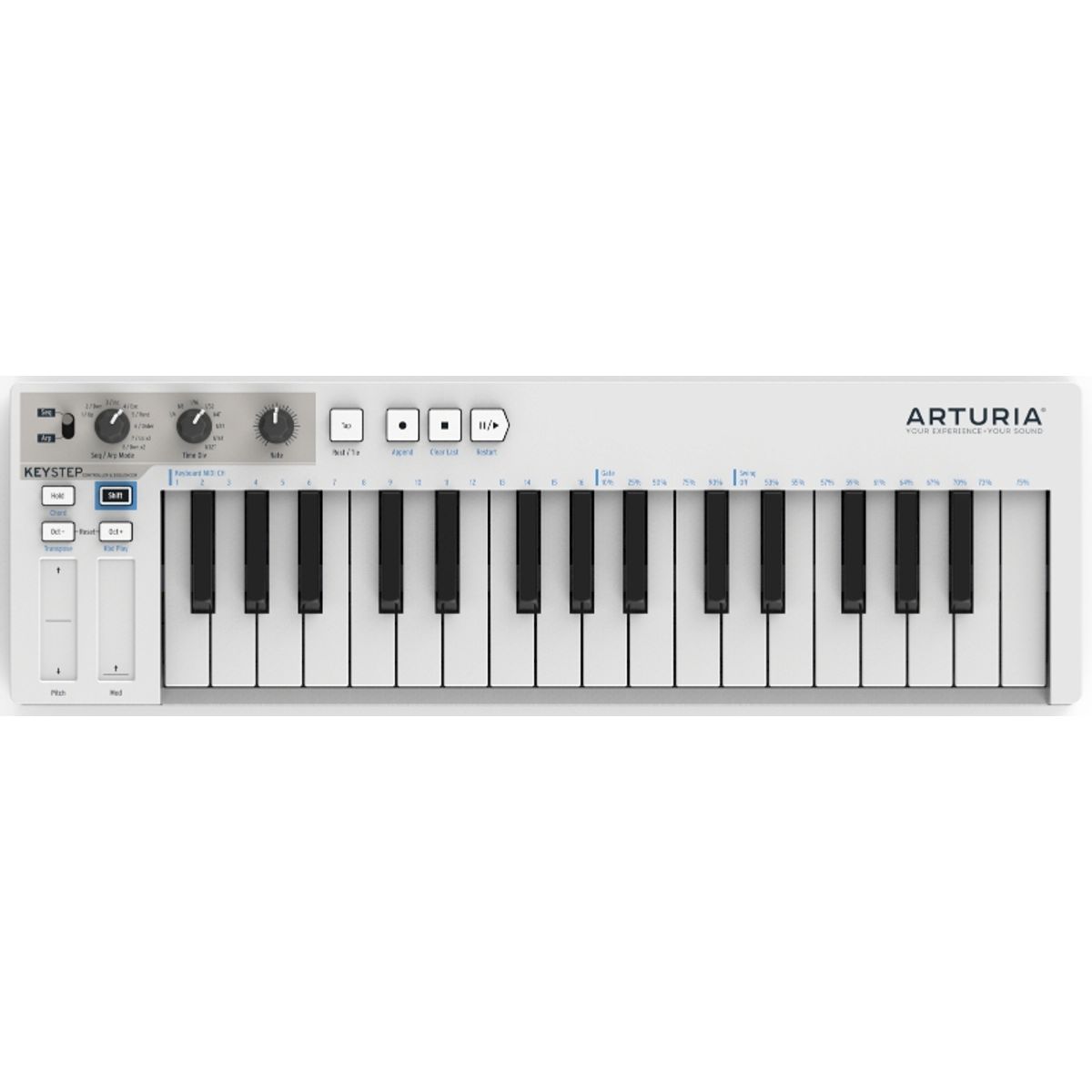 Arturia Keystep MIDI Keyboard - Hvid