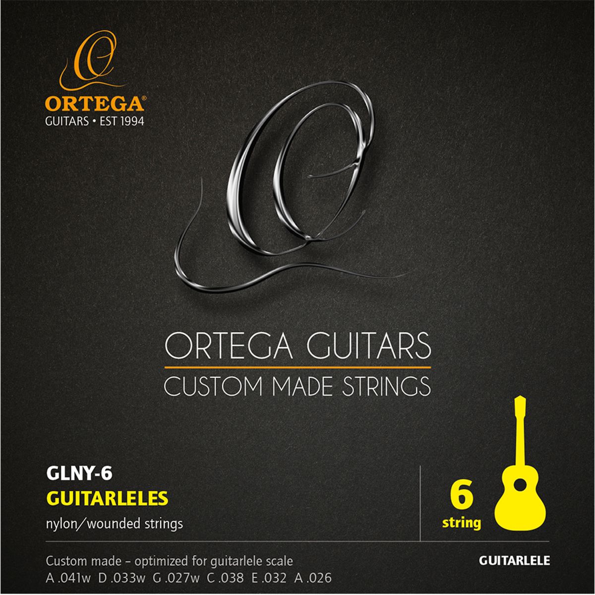 Ortega GLNY-6 Guitarlele Strengesæt