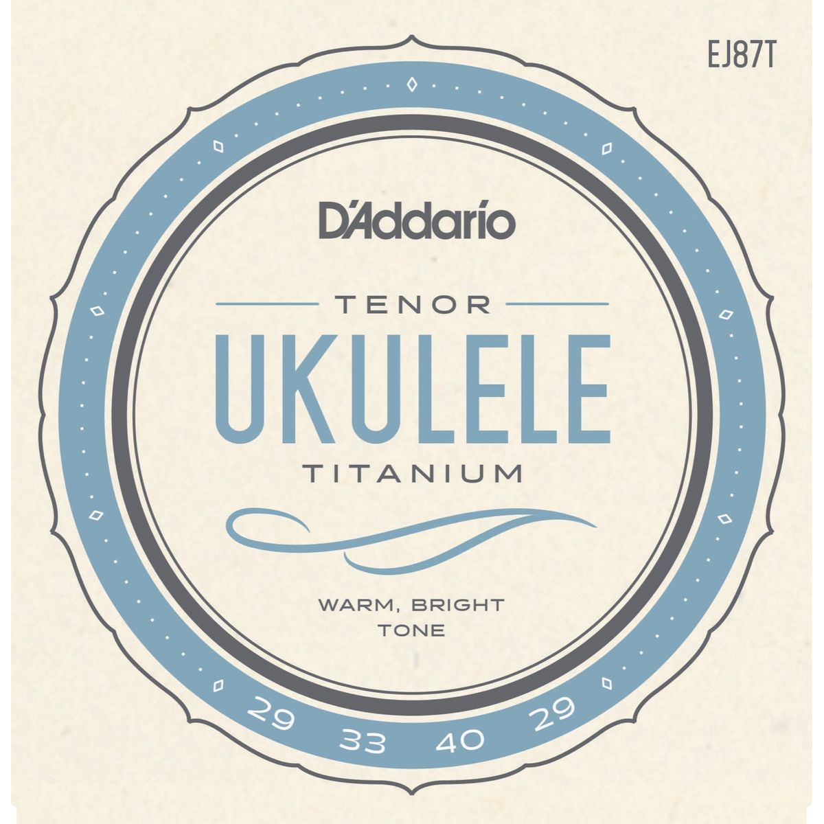 D'Addario EJ87T Tenor Ukulelestrenge Titanium