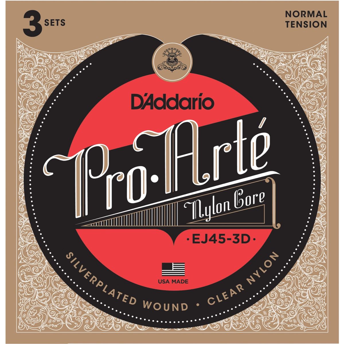 D'Addario EJ45 Pro Arte - Normal Tension 3 Pack