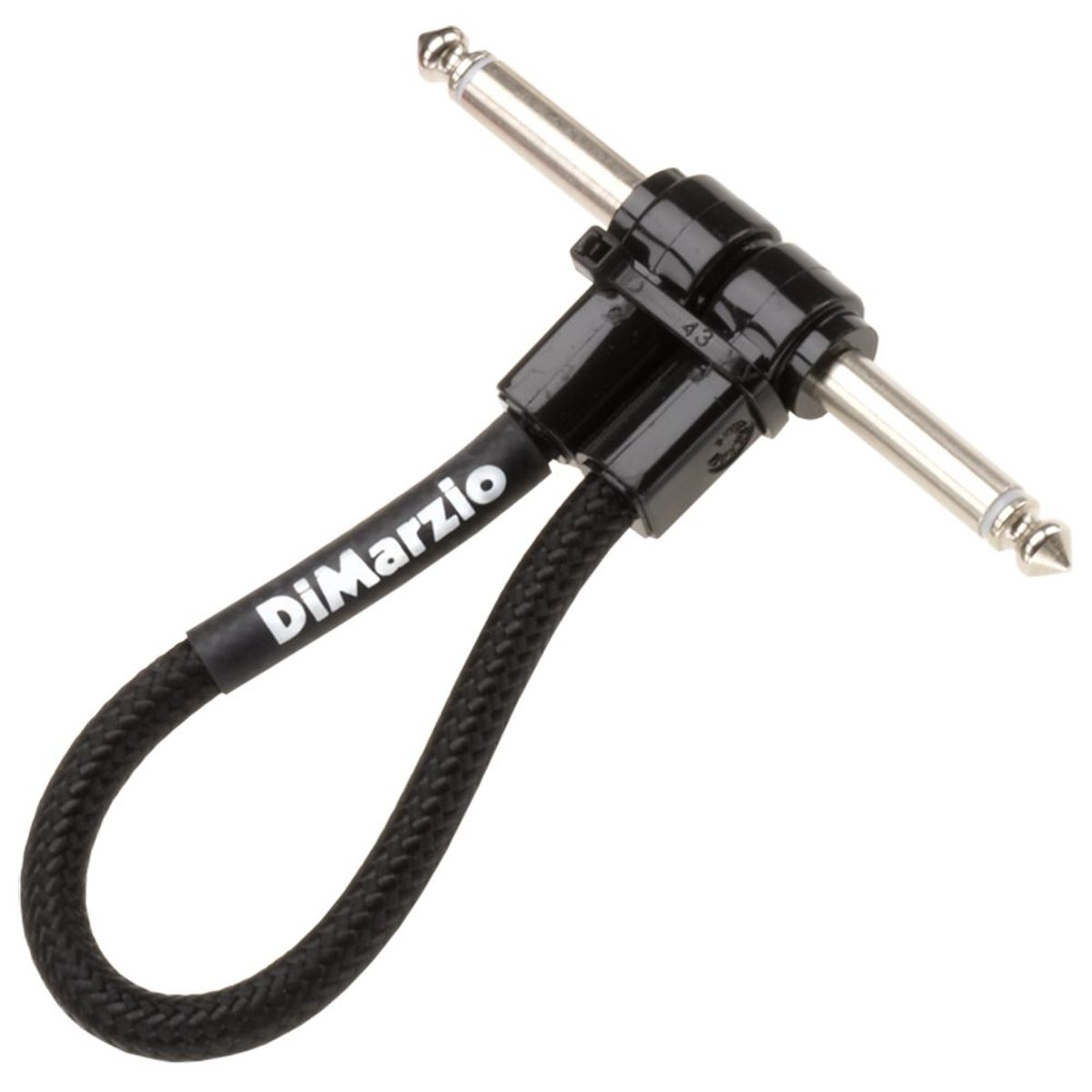 DiMarzio EP17J06RRBK Patch-kabel 15CM - Sort