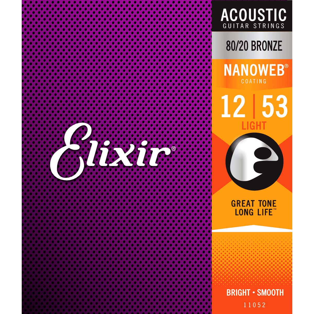 Elixir Nanoweb Bronze 80/20 - Western-strenge 012-053 Light