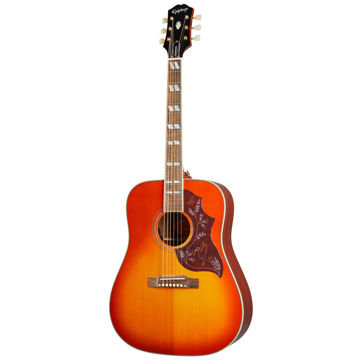 Epiphone Hummingbird ACSG Western guitar - Aged Cherry Sunburst Gloss