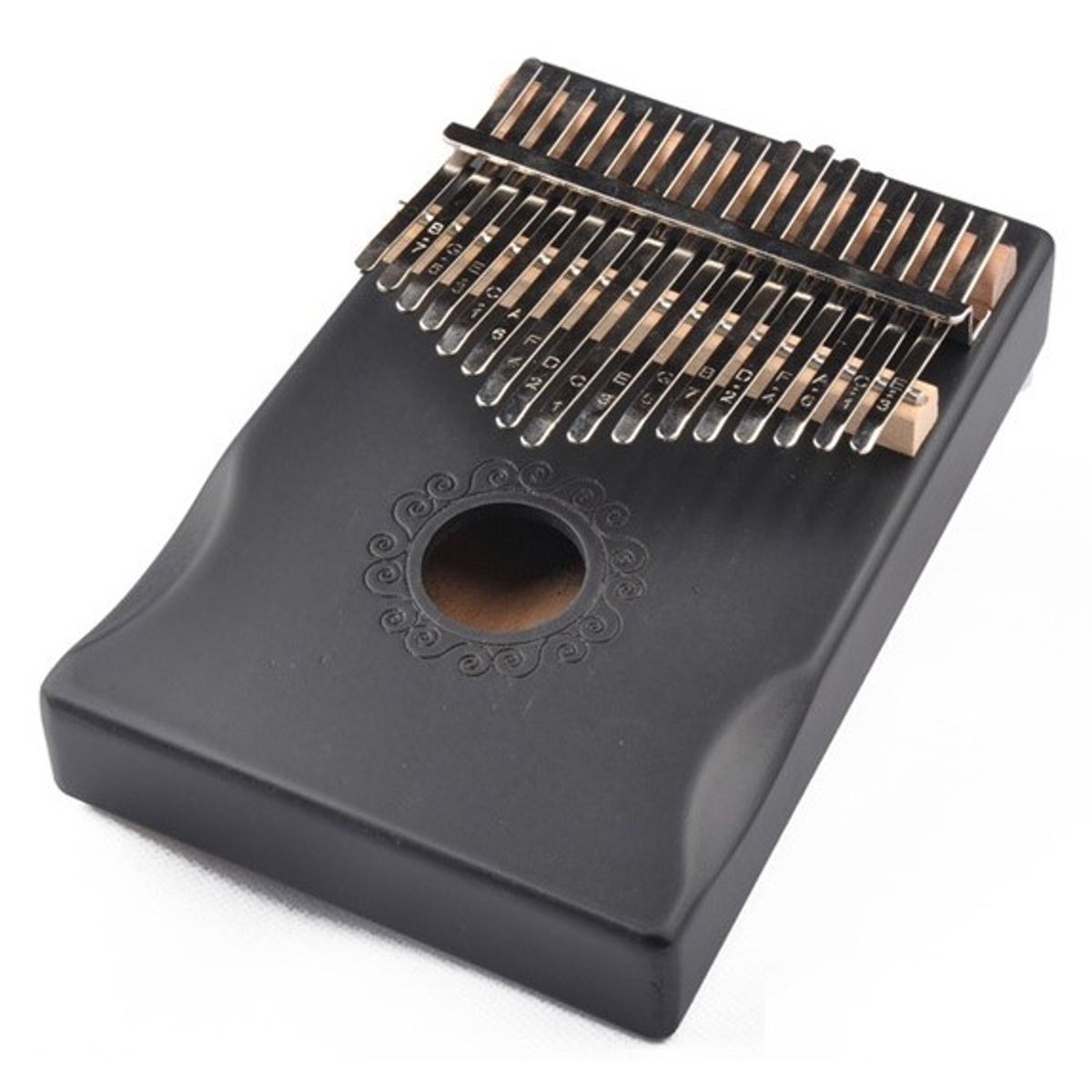 Kalimba i Solid Pine - Black med 17 toner