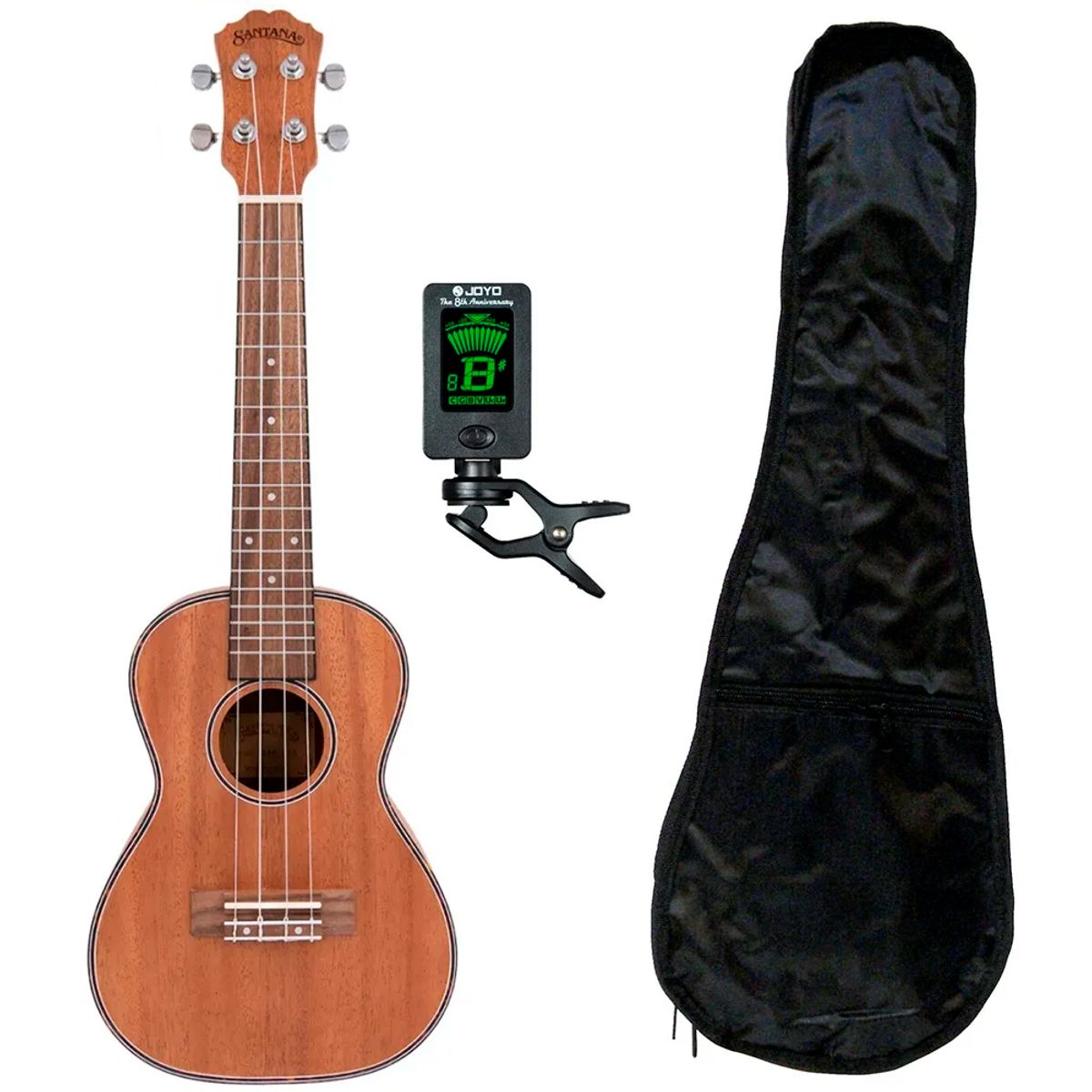 Santana U4 C Concert Ukulele inkl. Gigbag og Tuner